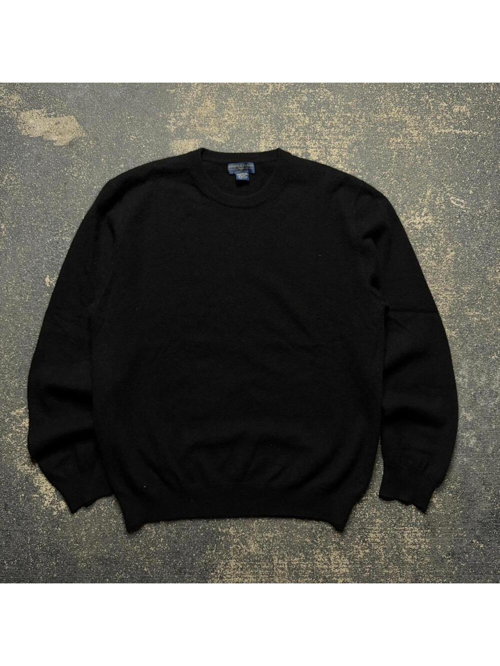 Joseph & Lyman Black Cashmere Sweater